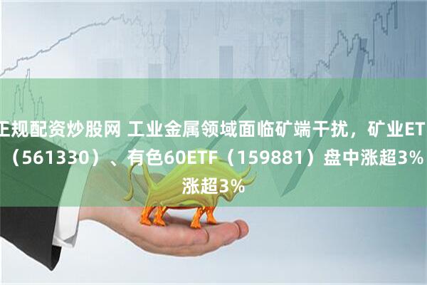正规配资炒股网 工业金属领域面临矿端干扰，矿业ETF（561330）、有色60ETF（159881）盘中涨超3%